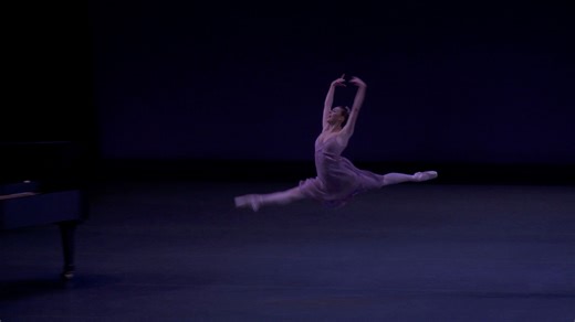 Created for Natalia Makarova and Mikhail Baryshnikov, Jerome Robbins' Other Dances was specifically crafted to display their technique and artistry. The Chopin mazurkas and waltz played by an onstage pianist influence the varying qualities of their folk-inflected pas de deux. Experience the intimate duet, featuring guest artists from American Ballet Theatre during select performances, this spring on the Classic NYCB II program: nycballet.com/classicnycb2spring | New York City Ballet