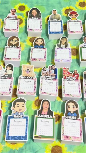 Personalized Pen Holder with Calendar - Perfect Gift