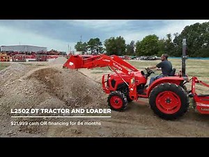 Kubota L2502DT Tractor Package-Affordable Work Tractor