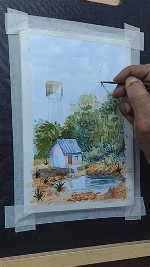 Watercolor on printer paper March 15