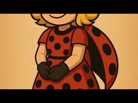 Lina ladybug gets woken up