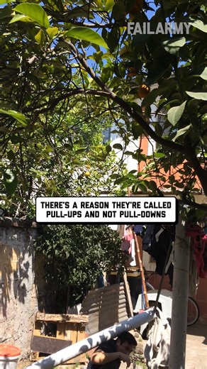 don't pay a monthly fee, when you fail at home 🤣 #fitness #pullups #fail | FailArmy