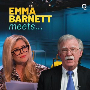 This week on Emma Barnett Meets... Emma Barnett sits down with Former U.S. National Security Adviser John Bolton. Tune in Thurs. April 28 at 8 p.m. ET only on Quicktake https://trib.al/i87AHO4 | Bloomberg Originals