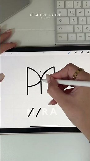 Master the Name Logo Challenge in Procreate App #namelogochallenge #procreate #logodesign