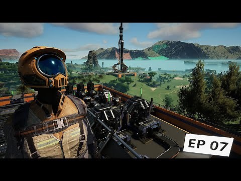 Making a BEAUTIFUL Modular Frame Factory - Satisfactory Update 8! (LP/Guide) And Caterium + Quartz