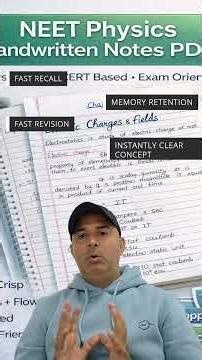 NEET 2026 Topper's SECRET Handwritten Notes Revealed