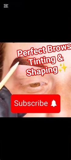 Perfect Brows Tinting & Shaping✨🤎Clean & Defined Brows Tint Look 💫Brows Tint with Cleaning & Shaping