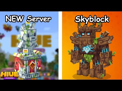 Hive's NEW Skyblock Server... (Minecraft Bedrock)