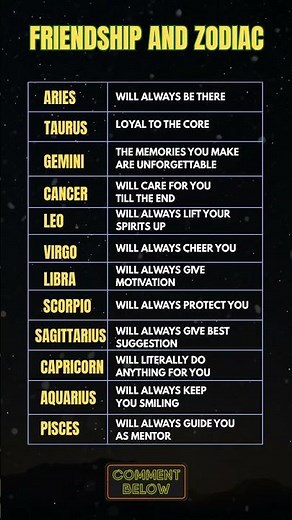 Friendship & Zodiac Signs: What Each Sign Brings to Your Life #zodiacsigns #zodiactraits