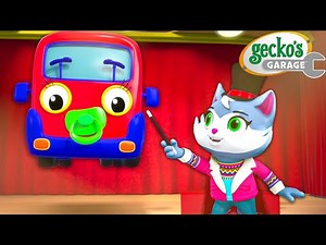 Baby Truck Magic Show | Max the Monster Truck | Truck and Bus Cartoon | Gecko's Garage