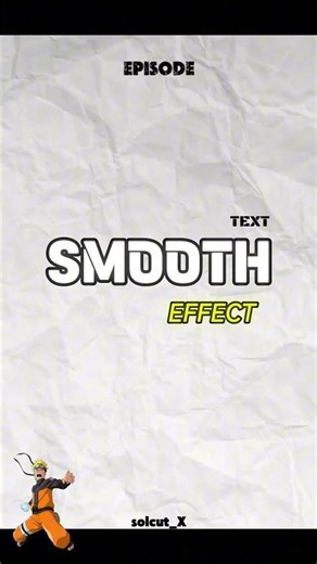 Text smooth effect #capcutediting #videoediting #shortsediting