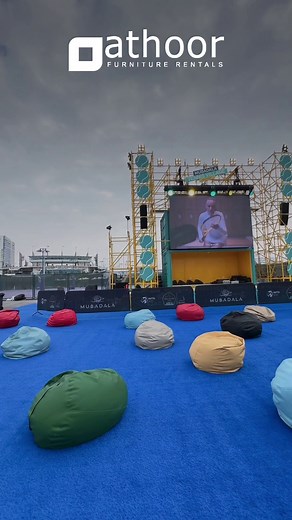 Create relaxed lounge zones that still look premium. Our bean bag collection pairs hotel-grade fabrics with event-ready durability perfect for breakout corners, creator zones, and youth activations. Available in multiple sizes and colourways for cohesive styling. Bring comfort and style to any setting with Athoor’s versatile bean bags collection. Get in touch to learn more. Discover more at athoor-rentals.com or call 971566080777 / 971507644472. #Athoor #LuxuryFurniture #EventFurniture #EventSty