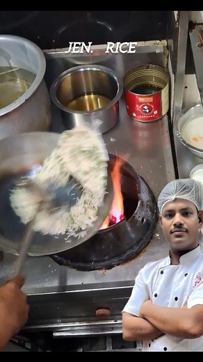 Jen. Rice 🍚 🌾 #cooking #kitchen #chef #reelschallengereelschallenge #hotellife #viralchallenge #reelschallenge | Sariful Mollick