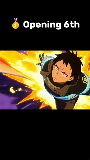 Top 6 best fire force intros #anime #fireforce #shorts