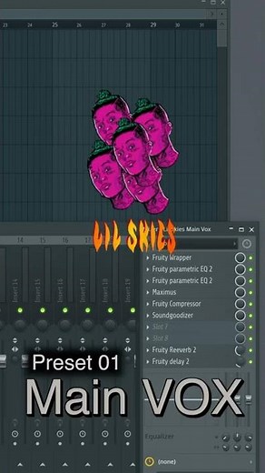 🔗🎤 Lil Skies Vocal Preset (free) | FL STUDIO