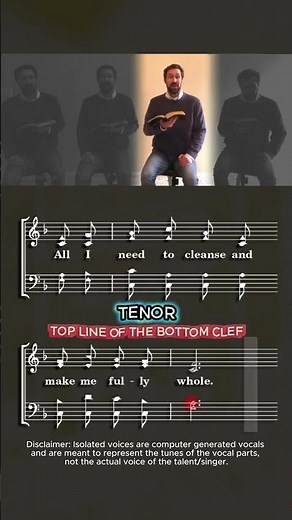 Perfect for men’s groups, quartet practice, and TTBB choirs.