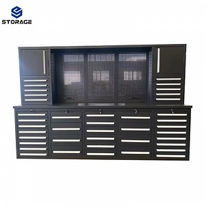 [Hot Item] Workshop Tool Cabinet Organizer Metal Workstations Garage Work Bench Adjustable Workshop Workbench