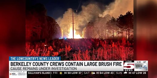 VIDEO: Berkeley County fire prompts evacuation, multi-agency response