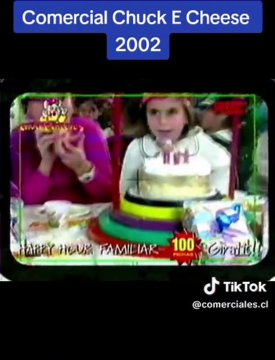 Comercial Chuck E Cheese 2002 #tiktok #chile #comercial #publicidad #chuckecheese #2002 #años00 #like #comentan #duo #pegar
