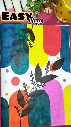 ✨Easy Boho page design.!#shorts#viral#easy#tutorial#doodle#diy#boho#love#fyp#craft#drawing#trending