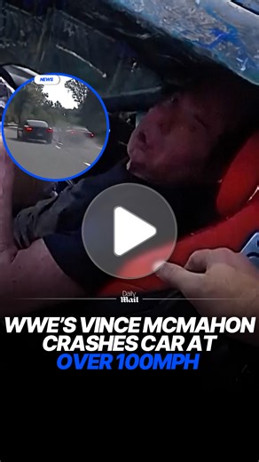 New footage of former WWE president Vince McMahon's terrifying car crash has been revealed. McMahon was driving over 100mph on the narrow Merritt Parkway in Connecticut last July near the Gold Coast enclave of Westport as a police officer tried to pull him over. Video from the Connecticut State Trooper's car shows McMahon's Bentley Continental GT speeding up before the wrestling executive crashed into the back of a woman's car. McMahon received a misdemeanor summons for reckless driving and foll