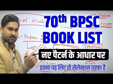 BPSC BOOK LIST || 2024 || 70th BPSC Prelims & Mains Book List || Kumar IAS || Shashi Sir