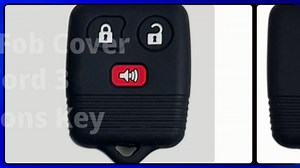 Key Fob Cover for Ford Mazda Mercury: 3 Buttons Silicone Key Fob Remote Case Fit for Ford E-Series Escape Hybrid Explorer Sport Trac F-150 Mazda 626 Tribute B2300 Mercury Mountaineer Mariner丨 (Black)