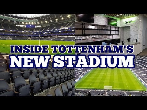 INSIDE TOTTENHAM’S NEW STADIUM: Views From All Stands Including Away Section, and the Concourses