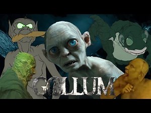 GOLLUM Evolution : 20 versions cinéma, cartoons, télévision, et jeux vidéo