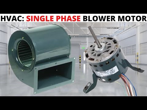 HVAC: Single Phase Blower Motor Replacement For Fan Coil Unit (How To Install A HVAC Fan Motor) FCU