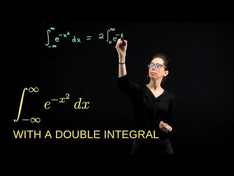 Integrate e^(-x^2) using a double integral, Multivariable Calculus