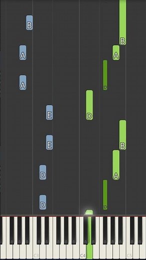 Fireman Sam Intro Theme Piano Tutorial #shorts #short #shortvideo #shortsvideo #shortsfeed #tiktok