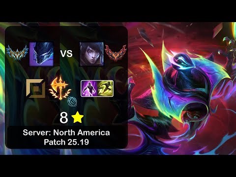 Nocturne Top vs Aphelios - NA Challenger - Patch 25.19
