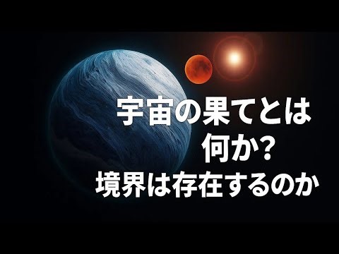 【宇宙の果てとは何か？】膨張する宇宙の空間的境界と因果的境界