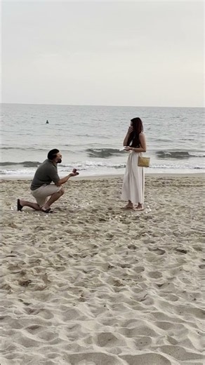 Secret candlelit wedding proposal on beach in Barcelona #love #wedding #proposal #Barcelona