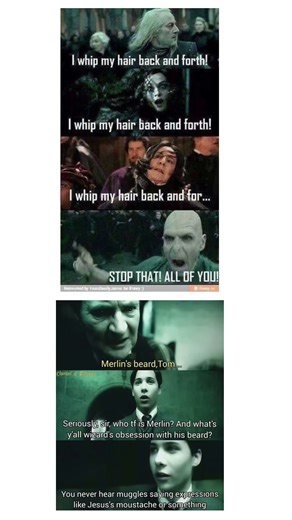 When Everyone Takes ‘Whip My Hair’ Too Seriously” 😄andMuggles Don’t Swear by Beards”😄#funnyshorts