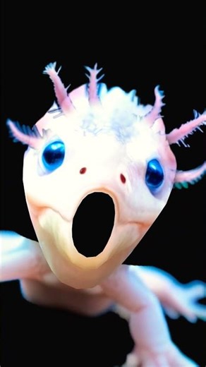 axolotl face funny animation