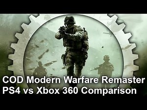 Call of Duty: Modern Warfare Remaster PS4 vs Xbox 360 Graphics Comparison