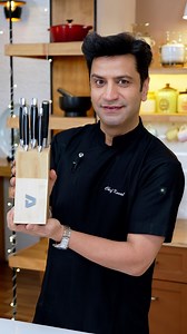 Be pro like a master chef! 🔪 Want to know the secret? It starts with the VB Dace Classic 5 Knives Collection—precision, balance and effortless performance in every slice. Check out our Tableware & Cookware range by visiting www.vbdace.com/ For enquiries, you could also Whatsapp us at 91 8610684068 #VBDace #VBDaceKitchen #VBDaceKnives #KnifeCollection #KitchenTools #ChefEssentials #ChefKunal #Collab [VB Dace, kitchen essentials, chef tools, premium cookware, knife collection, cooking gear, home 