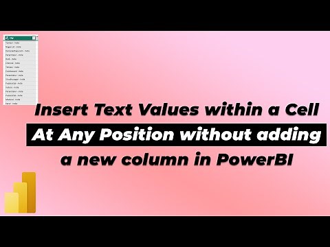 Insert/Update text within a Cell without adding a new column in Power Query | PowerBI | MiTutorials