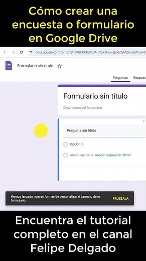 CREAR ENCUESTAS en Google Forms o con Google Drive #shorts #encuesta #googleformstutorial