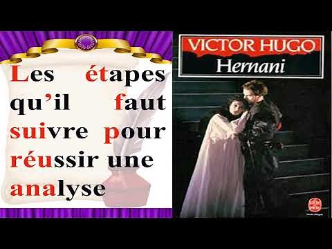 Théâtre romantique, Les étapes à suivre pour analyser un extrait d'Hernani de Victor Hugo