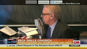 Glenn Beck grills Gingrich on key issues
