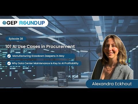 101 AI Use Cases in Procurement, Data Center Maintenance Cost & AI Profitability and More | GEP