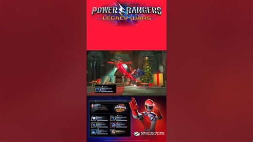 Power Rangers Legacy Wars Overdrive Red Moves with V2 set up #powerrangerslegacywars #legacywars