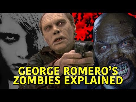 GEORGE ROMERO'S ZOMBIES EXPLAINED 1968-2009 (Creature Analysis)