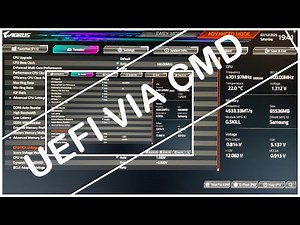 How to access UEFI (BIOS) via a simple CMD. I wish I'd known earlier
