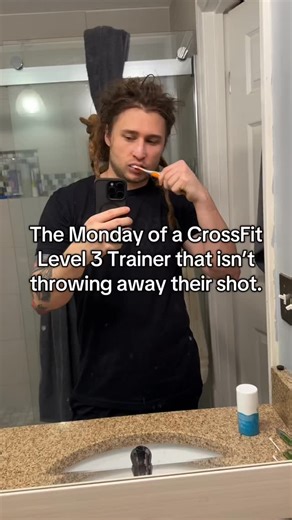 Frankie Loccisano on Instagram: "The Monday of a CrossFit Level 3 Trainer that isn’t throwing away their shot. #crossfit #training #fitness #health #atlanta"