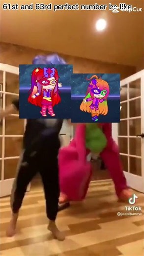 Perfect numbers band meme 61st 63rd 64th #numberblocks #gachalife #gacha #numberblocksquarterband