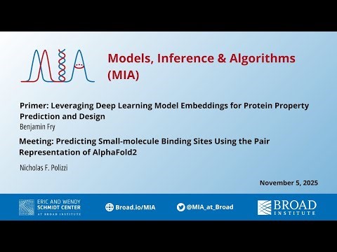 MIA: Nick Polizzi, Predicting small-molecule binding sites using AlphaFold2; Primer: Benjamin Fry